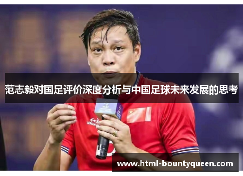 范志毅对国足评价深度分析与中国足球未来发展的思考